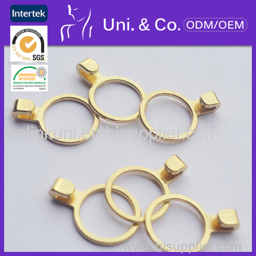 Alloyed bra adjuster for bra accessories