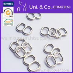 Alloyed bra adjuster for bra accessories