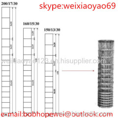 hot dipped galvanized grassland fence mesh wire mesh