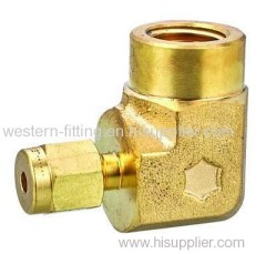 Pneumatic Compression Connector Brass Connector