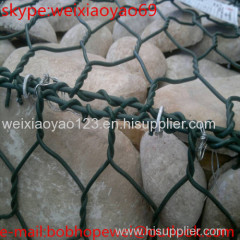 gabion wire mesh/gabion stone cage/retaining wall protection