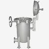 Steam / Liquid Y Strainer Filter Bag Housing Flange Adopt Handwheel