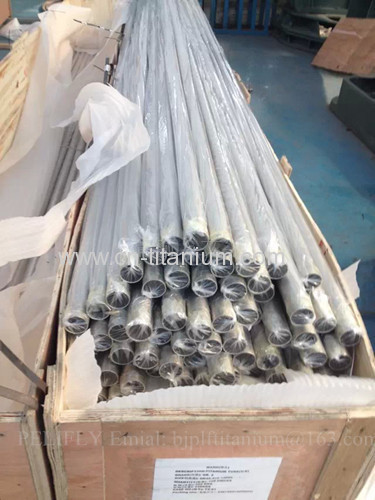 Titanium 6Al-4V GR5 alloy seamless pipe ASTM B338 OD20.0mm * thk 0.05mm *Lenght 3000mm