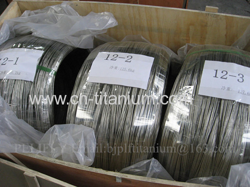 Titanium Ti-6Al-4V GR5 alloy wire dia: 3.175mm low H and O content