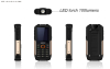 MT6261A quad ban gsm ip67 ip68 outdoor led torch 1000lumens 2800mah power bank torch gsm waterproof phone ru0-gged pho