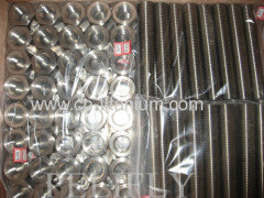 Titanium DIN934 Hexagon hot forging nuts GR2 B348 nuts heavy nuts