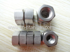 Ti B348 Gr.2 HEX HEAVY DOUBLE CHAMFER NUTS hot forging