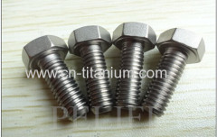 Titanium hot forging DIN 933 Hexagon head bolts-full thread M10 B348 GR2