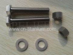 Titanium hot forging DIN 933 Hexagon head bolts-full thread M10 B348 GR2