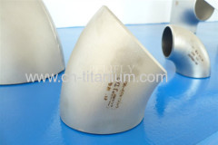 Titanium GR2 90 degree and 45 degree Tee elbow reducer ASME B16.9