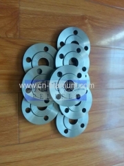 Titanium flange slip on ASME B16.5 CLASS: 150LB face: RF