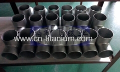 Titanium tee/cross astm B363 nickle tee equal