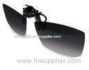 Plastic Circular Polarized Clip On 3d Glasses For Theaters Flicker Free