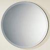 Round Double Coated Clear Silver Glass Mirror 3mm , Automobile Rearview Safety Mirror