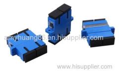 SC duplex fiber optic adapter