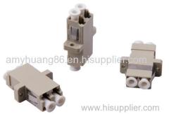 SC duplex fiber optic adapter