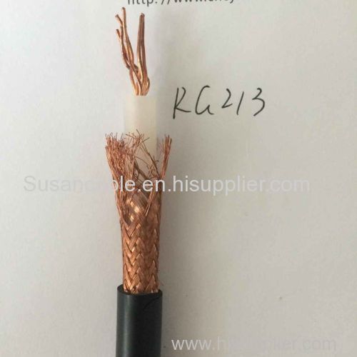 China High quality Coaxial Cable Specifications RG213 Cable price list coaxial RG213 with low loss
