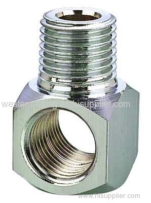 Brass Tee Connector Zinc Plated Hose Fitting