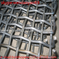 square hole crimped wire mesh hooked screen mesh ( Manufacture)