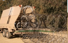 High quality and cheap mobile razor wire security barriers