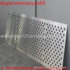 1mm hole galvanized perforated metal mesh