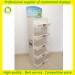 supermarket grocery wood beverage juice display shelf with header