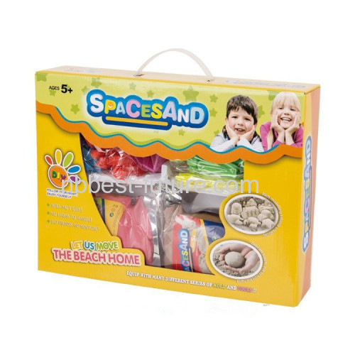 Magic moon sand with tool toys