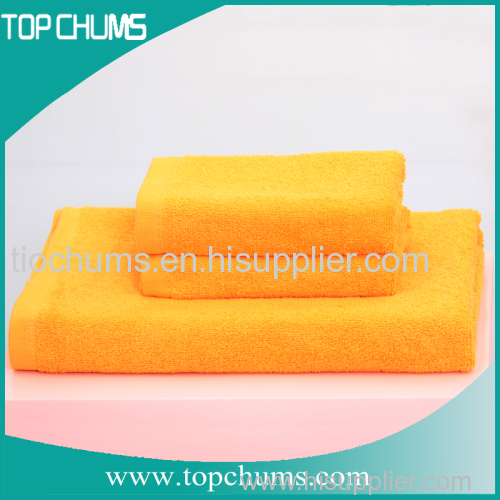 solid color 100%cotton terry bath towel