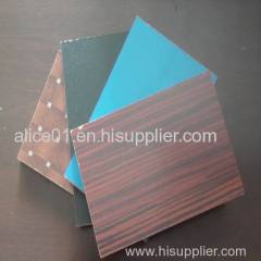 Moisture-proof black color Melamined Mdf