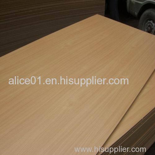 Moisture-proof red color Melamined Mdf