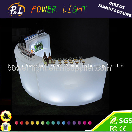 LED Straight Bar Counter Round Bar Counter