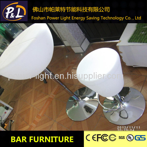 LED Bar Furniture Rechargeable LED Bar Stool