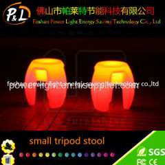 Illuminated Rechargeable Plastic Bar Stools