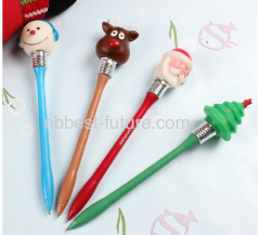 Christmas ball pen with led light