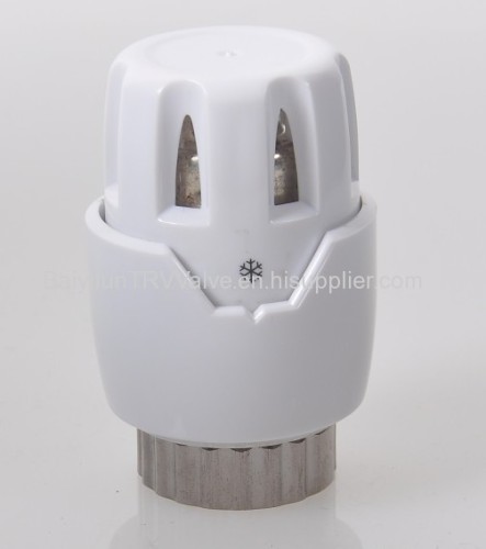 thermostatic head for floor heating system