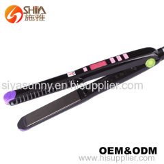 Professional hair straightener flat iron with ceramic coating plates