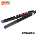 Professional hair straightener with ceramic coating plates