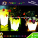 Glow Illuminated LED Lighted Planter Flower Pots