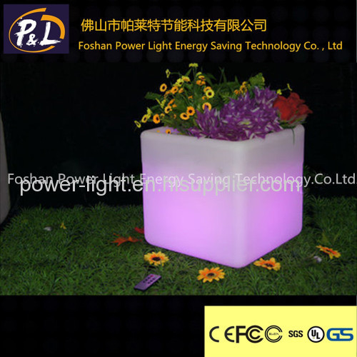 Glow Illuminated LED Lighted Planter Flower Pots