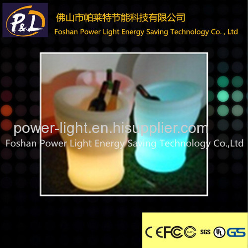 RGB Color Changing LED Ice Bucket /LED Light Ice Cooler