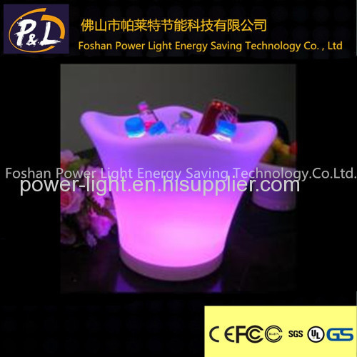 RGB Color Changing LED Ice Bucket /LED Light Ice Cooler