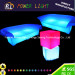 Modern Leisure Furniture LED Glow Corner Straight Sofa