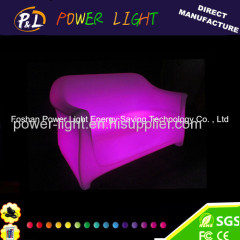 Modern Leisure Furniture LED Glow Corner Straight Sofa