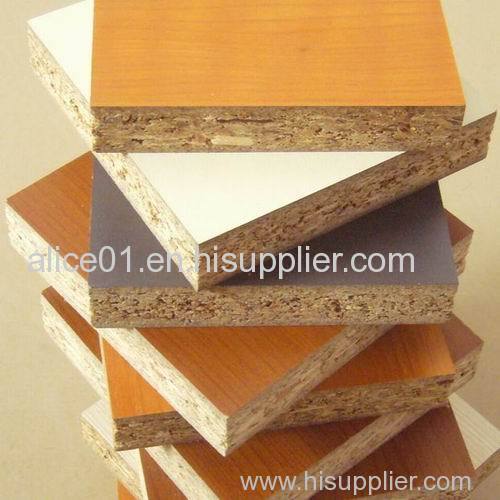 Glossy Poplar core Melamine Faced particleboard ISO9001:2000 standard