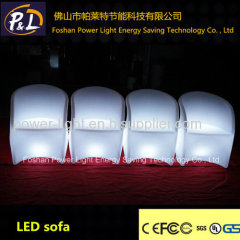 Wedding Furniture, Event Furniture, Bar Furniture RGB LED Sofa