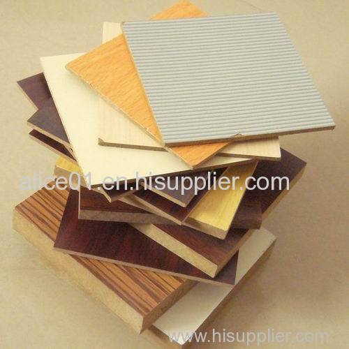 Satin Poplar core ISO9001:2000 standard Melamine Faced particleboard