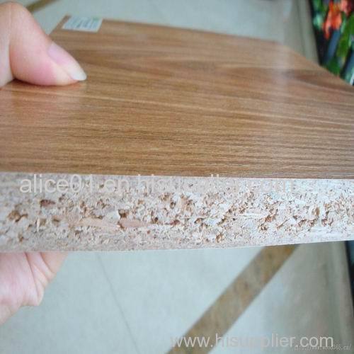 Poplar core ISO9001:2000 standard Satin Melamine Faced particleboard