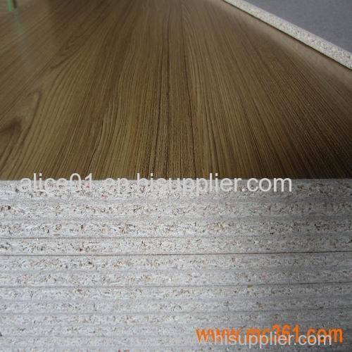 ISO9001:2000 standard Satin Melamine Faced particleboard Poplar core