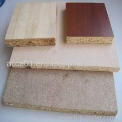 ISO9001:2000 standard Poplar core Satin Melamine Faced particleboard