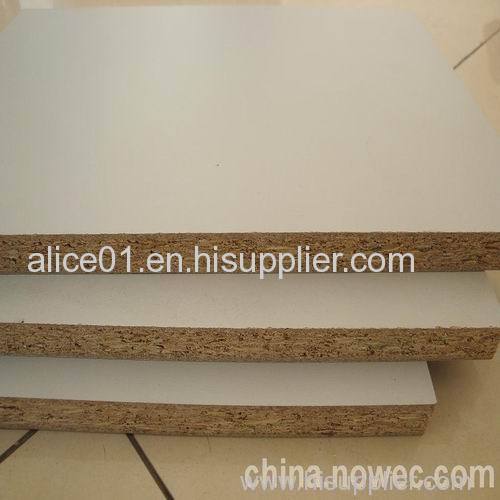 Poplar core Satin Melamine Faced particleboard ISO9001:2000 standard